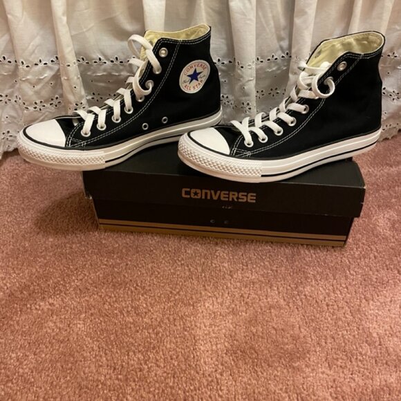 Converse black high top SZ 9 VEUC - Picture 3 of 5